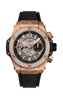 Часы Hublot Unico king gold diamonds 44 мм 421.ox.1180.rx.1104