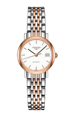 Часы Longines Elegant collection с розовым золотом l4.309.5.12.7