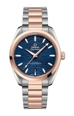 Часы seamaster aqua terra 150m co axial master chronometer 38 мм donna Omega 220.20.38.20.03.001