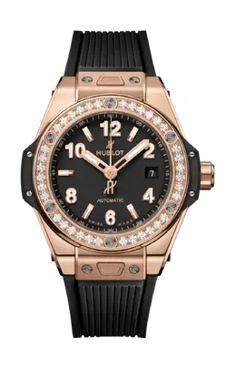 Часы big bang one click king gold diamonds Hublot 485.ox.1180.rx.1204