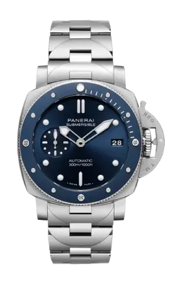 Часы submersible blu notte 42 мм doppio cinturino Panerai pam02068