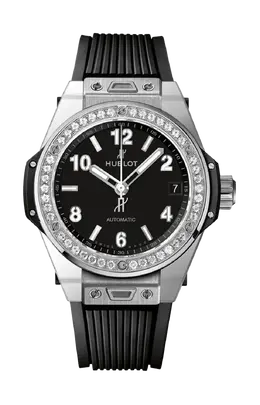Часы Hublot One click steel diamonds 39 мм 465.sx.1170.rx.1204