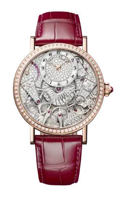 Часы Breguet Tradition с розовым золотом и бриллиантами 37 мм 7035br/d8/9v6/d00d