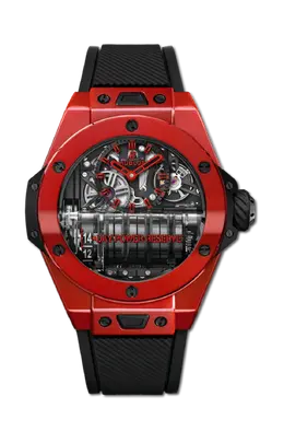 Часы big bang mp 11 power reserve 14 days red ceramic 45 мм Hublot 911.cf.0113.rx