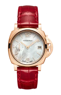 Часы Panerai Piccolo due madreperla с перламутром 38 мм pam01280