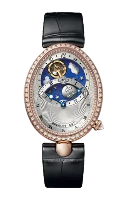 Часы Breguet Reine de naples 8998 из золота с бриллиантами 40,05 х 32 мм 8998br/11/974/d00d