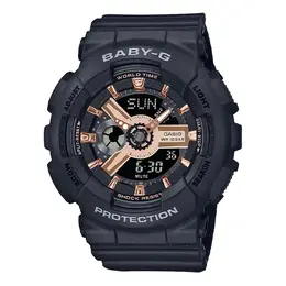 Часы Casio Baby-G 'Black Rose Gold', черный ba-110xrg-1ajf | black