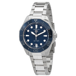 Pre-owned Tag Heuer Aquaracer Diamond Blue Dial Ladies Watch wbp231b.ba0618