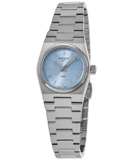 Tissot PRX Quartz Women's Watch 25mm Steel Ice Blue Dial t137.010.11.351.00