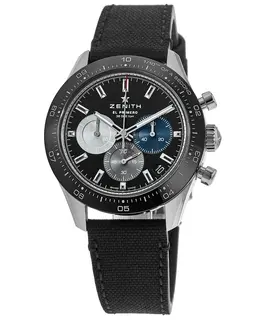 Zenith Chronomaster Sport Men's Automatic Chronograph with Black Dial and Rubber Strap | Model 03.3100.3600/21.C822