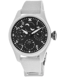 IWC Big Pilot's Perpetual Calendar Top Gun Edition IW503008, Lake Tahoe Black Dial, Rubber Strap Men's Watch