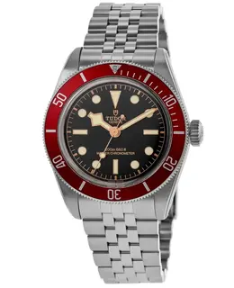 Brand New Authentic Tudor Black Bay 41 (M7941A1A0RU-0003) Black Dial Steel Five-Link Men's Watch