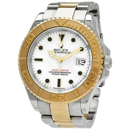 Pre-Owned Rolex Yacht-Master Automatic Chronometer White Dial Mens Watch, Model: 16623WSO