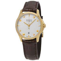 Gucci G-Timeless Automatic Silver Dial Unisex Watch YA126470