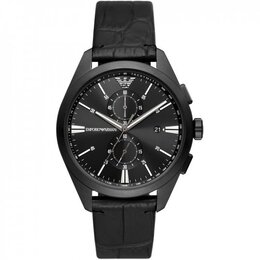 Men's Emporio Armani Chronograph AR11483 Black Dial Stainless Steel Case Watch