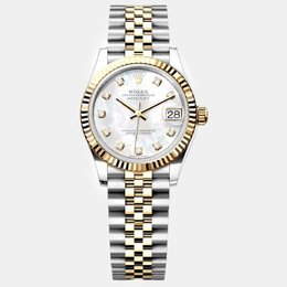 Rolex Mother of Pearl Yellow Gold Datejust Women's Watch, Article 1110870