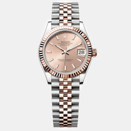 Rolex Datejust Automatic Women's Watch 18K Everose Gold, Stainless Steel Case, 31mm Dial Size Ref:1110868