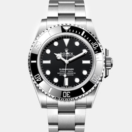 Rolex Black Stainless Steel Submariner Automatic Men Watch 41mm Ref 1110820
