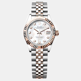 Rolex Mother of Pearl, 18K Everose Gold Datejust Wristwatch Ref: 1110871