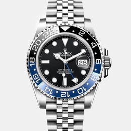 Rolex Black Stainless Steel GMT Master II Automatic Men's Wristwatch 40 mm, Ref: 1110816