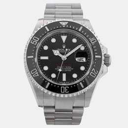 Rolex Black Stainless Steel Sea Dweller Automatic Men's Wristwatch 43 mm (Article No. 1110813)