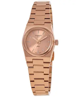 t137.010.33.506.00 Tissot PRX Quartz Pink Diamond Dial Steel Women's Watch