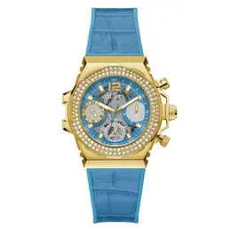 Guess gugw0553l3ac Blue Silicone Analog Watch