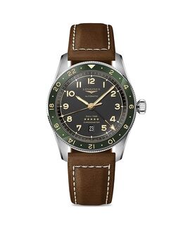 Хронометр Longines Spirit Zulu Time GMT, 42 мм 4415240 | gray/brown