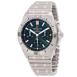 Breitling Chronomat B01 42 Chronograph Automatic Green Dial Mens Watch