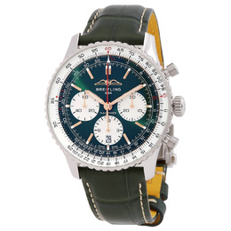 Breitling Navitimer Chronograph Green Limited Edition Mens Watch AB01384C1L1P1