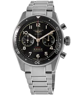 Longines Spirit Flyback Grey Dial Titanium Men's Watch L38211536