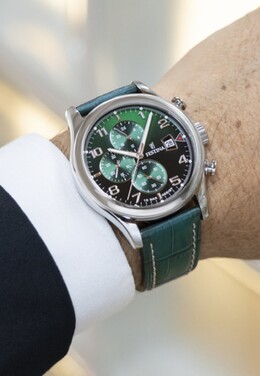 Хронограф Festina, зеленый fe052m0a2-m11 | green