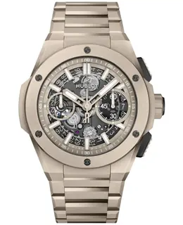 Hublot Big Bang Integrated Beige Skeleton Dial Ceramic Men's Watch 451.cz.4620.cz