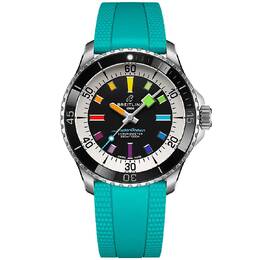 Breitling Superocean Mens Chronometer Black Dial Watch A17375211B2S2