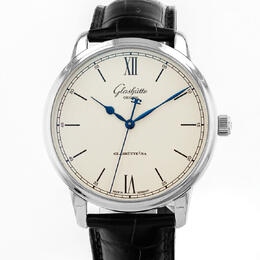 Pre-owned Glashutte Original Senator Excellence Automatic Silver Dial Mens Watch 1-36-01-01-02-61