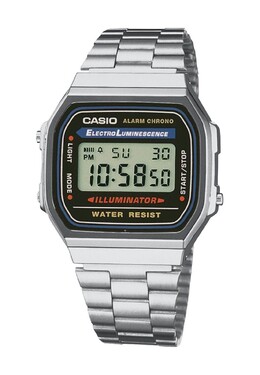 Часы цифровые А168ВА-1ДА Casio, серебро 4971850436713 | silber