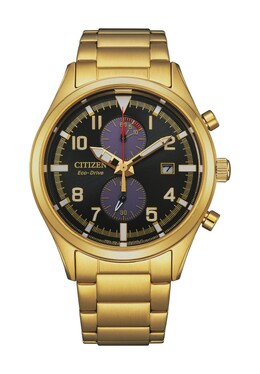 Мужской хронограф Citizen, цвет Gold Schwarz 4974374333858 | gold schwarz