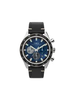 Timex Waterbury 27360408 - Navy Blue Dial 41mm Stainless Steel Chronograph