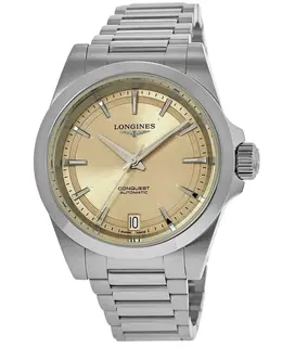 Longines Conquest Automatic L3.720.4.62.6 - Champagne Dial Steel Men's Watch