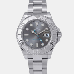 Rolex Yacht-Master 40mm Ref:1116927 Men's Grey Dial Stainless Steel Automatic Watch