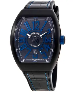 Franck Muller Vanguard Classical Automatic Black Dial Titanium Men's Watch Model V45SCDTTTNRBRNR-BL