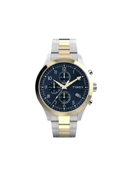 Timex Chronograph 27360379 - Navy Blue Stainless Steel Round Face