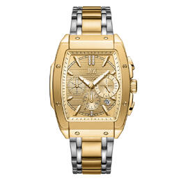 JBW Echelon Collection Chronograph Quartz Gold Dial Mens Watch j6409b