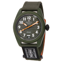 Zenith Pilot Porter Limited Edition Automatic Green Dial Watch 49.4001.3620/63.I001