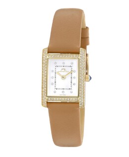 Женские часы Karolina Diamond с ремешком из натуральной кожи 1084CKAL Porsamo Bleu 16832338 | beige
