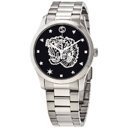 Gucci G-Timeless Quartz Black Dial Ladies Watch ya1264125