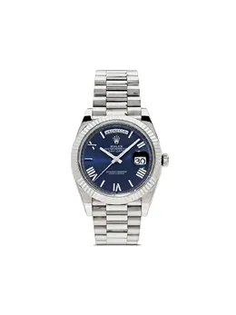 Rolex Pre-Owned Day-Date with Ref. 20113559 - 40mm Blue Dial
