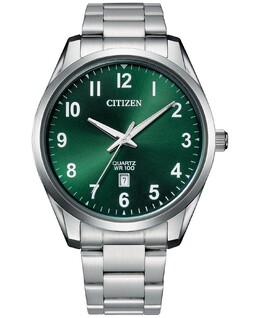 Мужские серебристые часы-браслет из нержавеющей стали 42 мм Citizen 13158801 | silver-tone