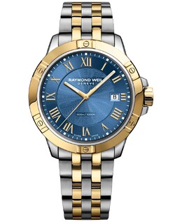 Мужские швейцарские часы Tango Classic с двухцветным браслетом из нержавеющей стали, 41 мм Raymond Weil 15053379 | no color