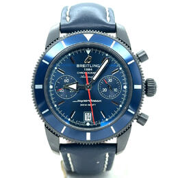 Pre-owned Breitling Superocean Heritage Chronograph Automatic Chronometer Blue Dial Mens Watch M23370D5/C856/4PE3ZY